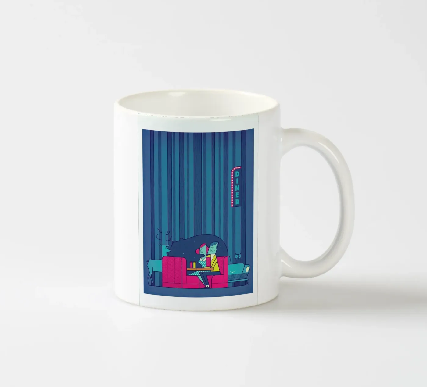 DINER ceramic mug by Ale Giorgini