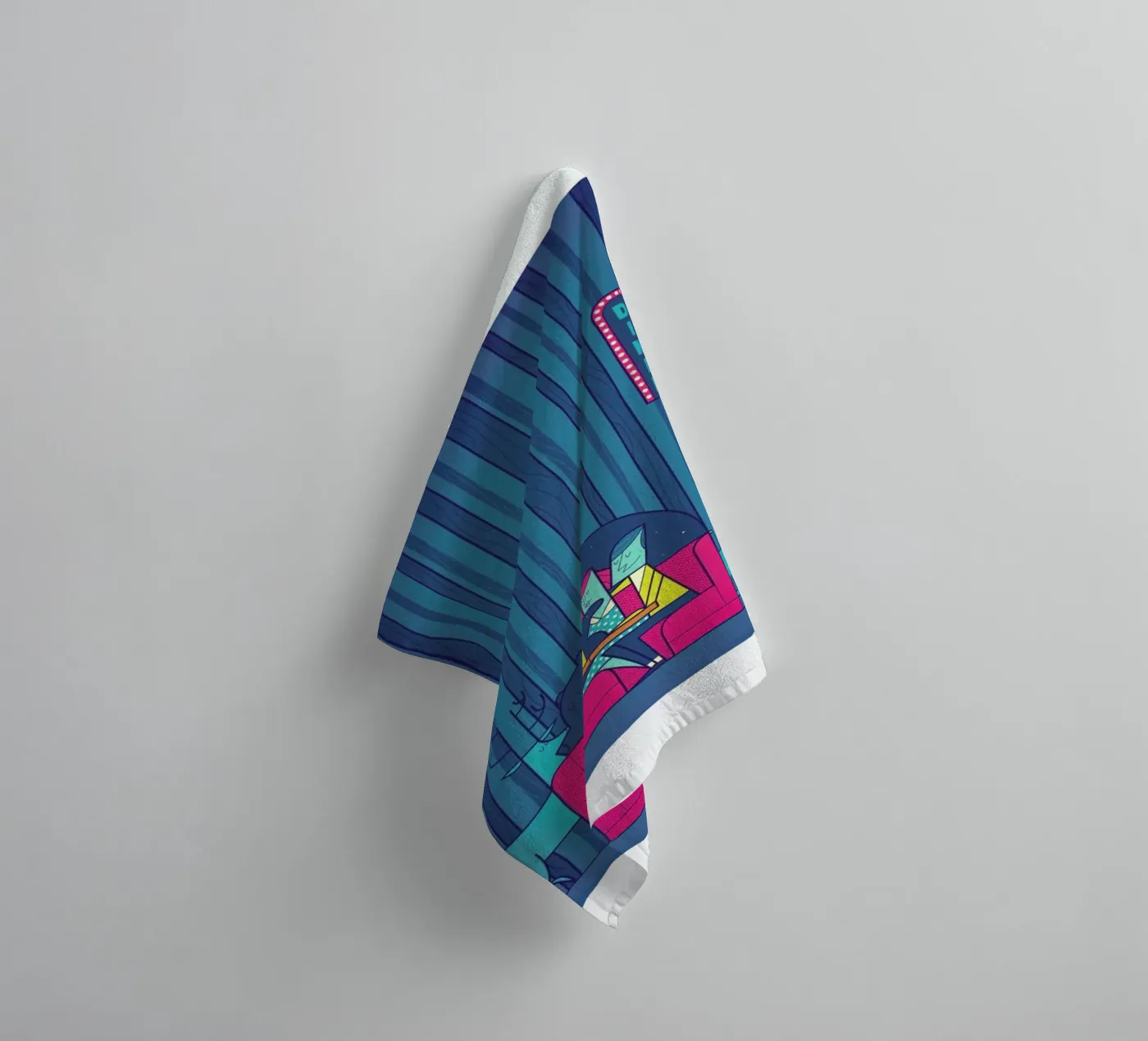 DINER badhanddoek van Ale Giorgini