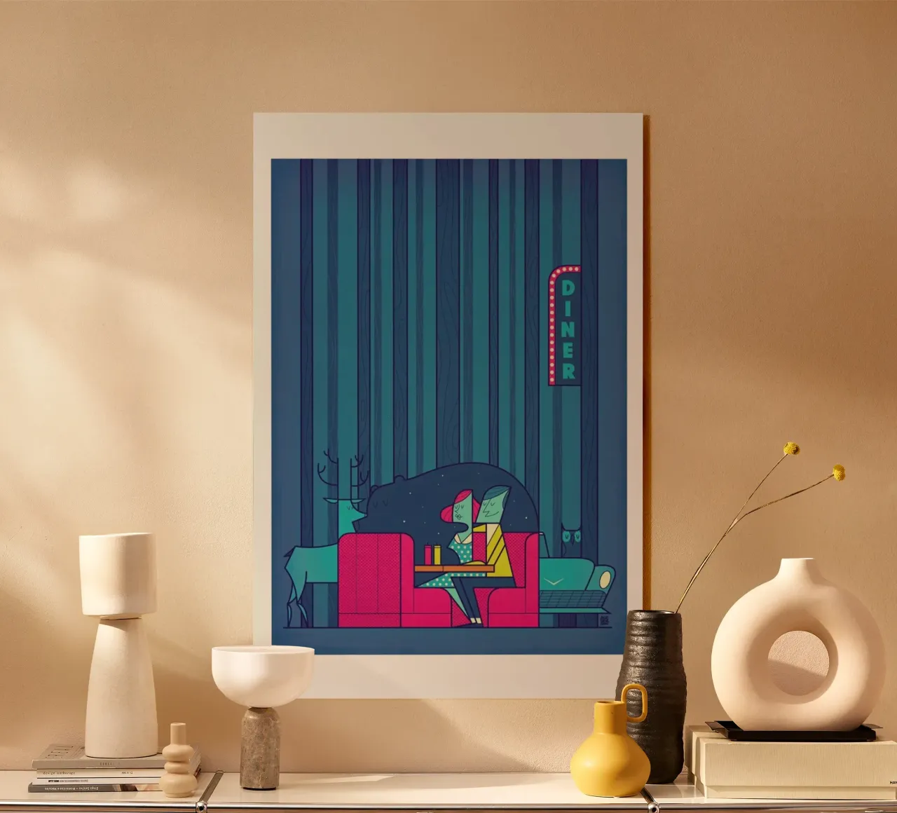 DINER plexiglass da Ale Giorgini