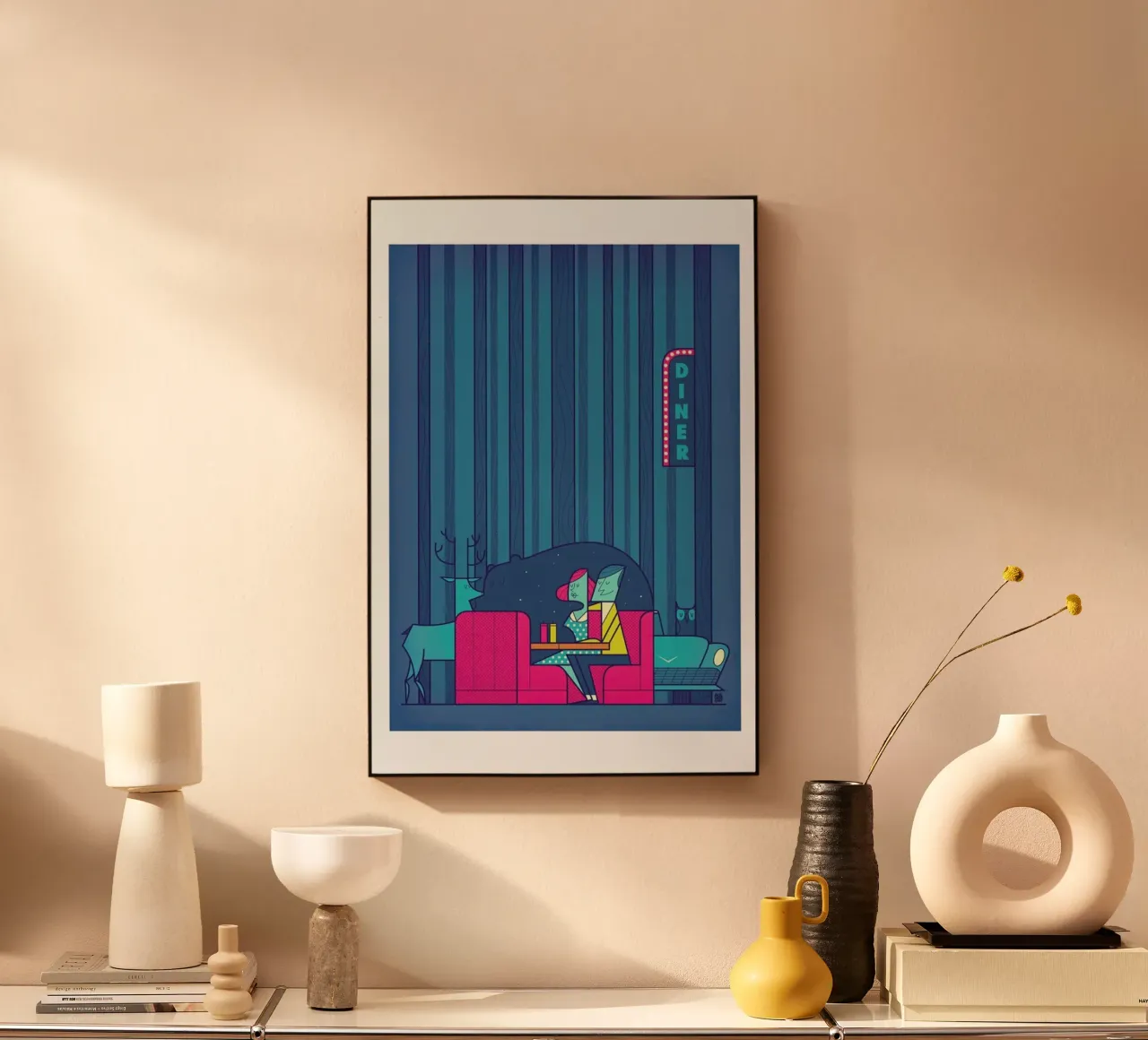 DINER alluminio dibond da Ale Giorgini