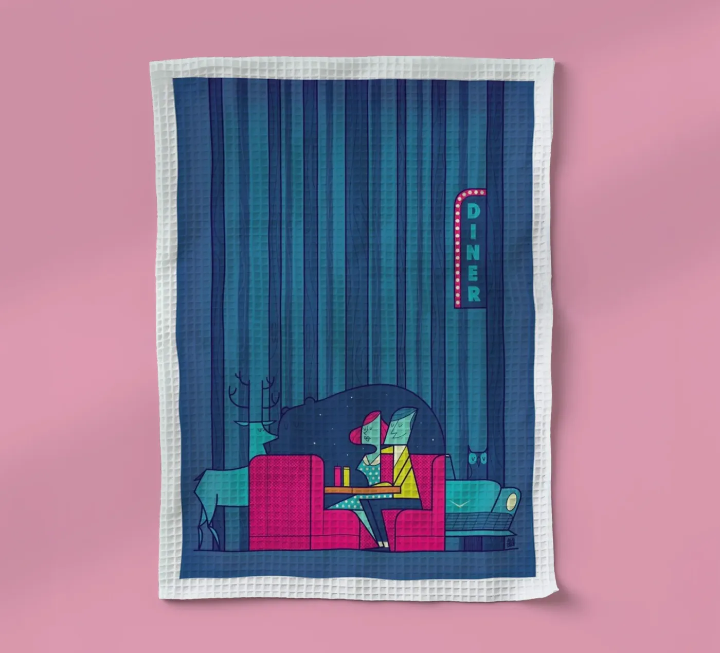 DINER torchon de Ale Giorgini