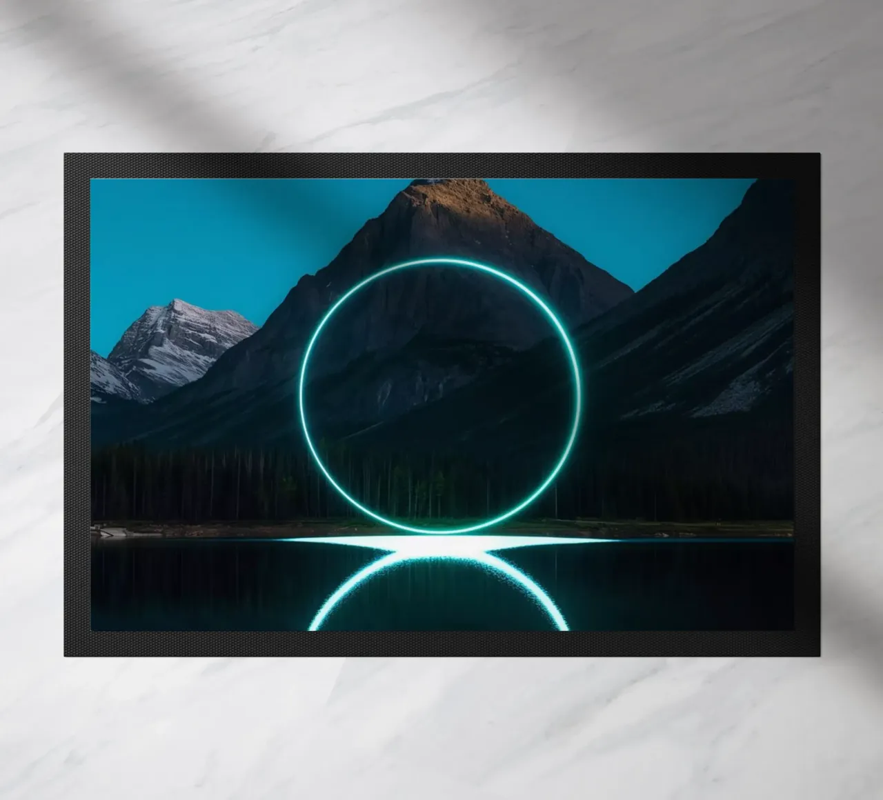 Lake reflection circles zerbino da LeDieg