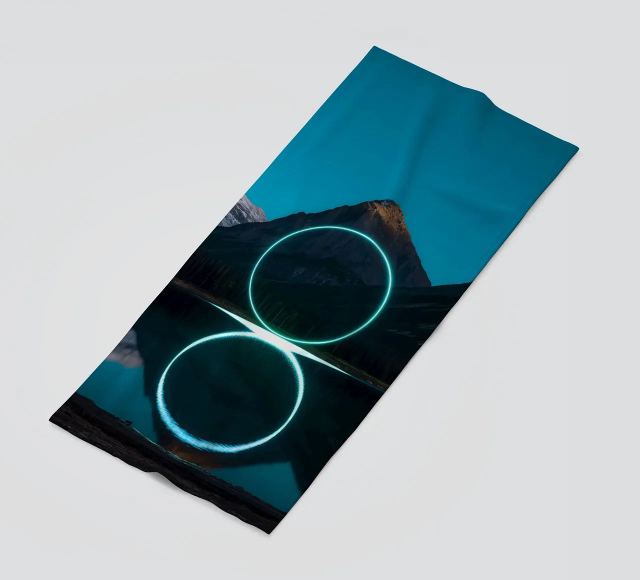 Lake reflection circles telo mare da LeDieg