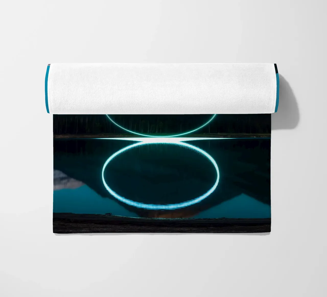 Lake reflection circles telo mare da LeDieg