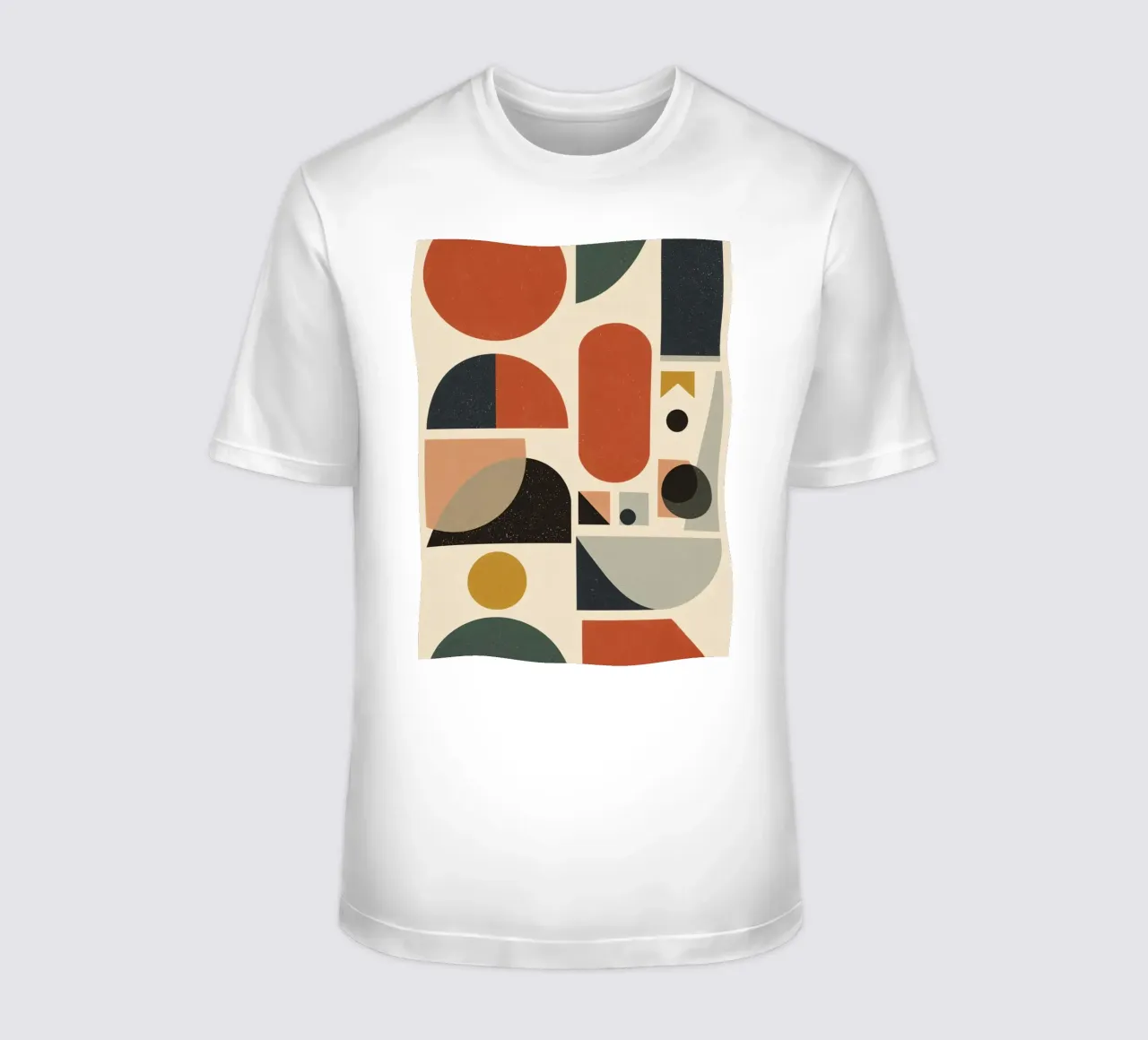 Composizione geometrica astratta di forme e colori t-shirt da DesignDoodle