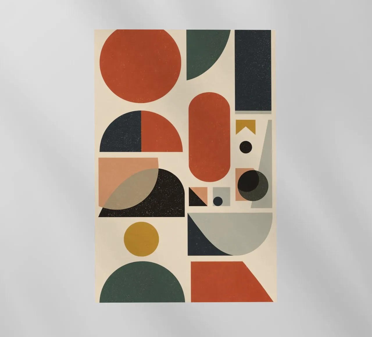 Composizione geometrica astratta di forme e colori pellicola backlit da DesignDoodle