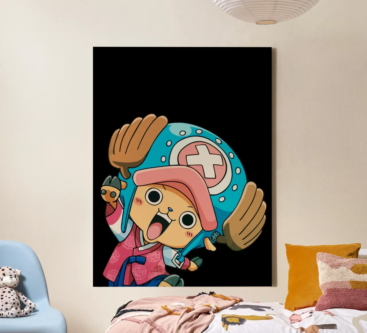 Tony Chopper One Piece tela con Cornice a cassetta da Dumery Art