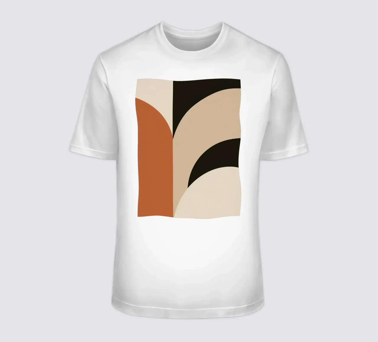 Abstract Geometric Composition with Circles and Rectangles t-shirt by DesignDoodle