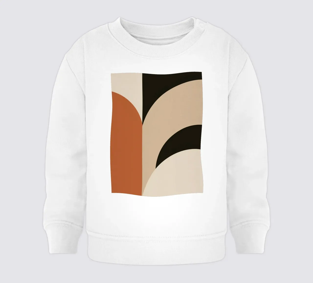 Composición geométrica abstracta con círculos y rectángulos sudadera de bebé de DesignDoodle