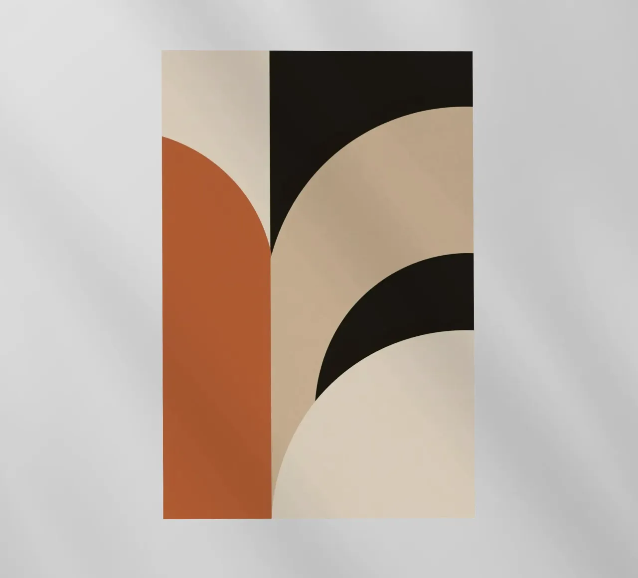 Composición geométrica abstracta con círculos y rectángulos lámina retroiluminada de DesignDoodle