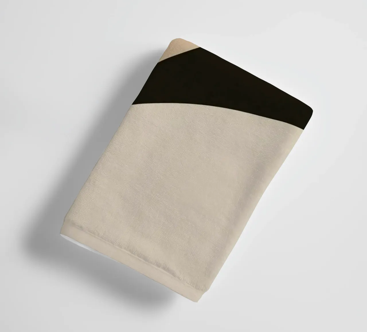 Abstract Geometric Composition with Circles and Rectangles towel by DesignDoodle