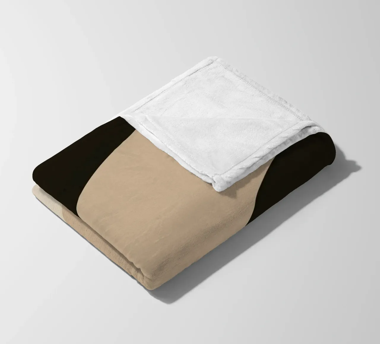 Abstract Geometric Composition with Circles and Rectangles fleece blanket by DesignDoodle