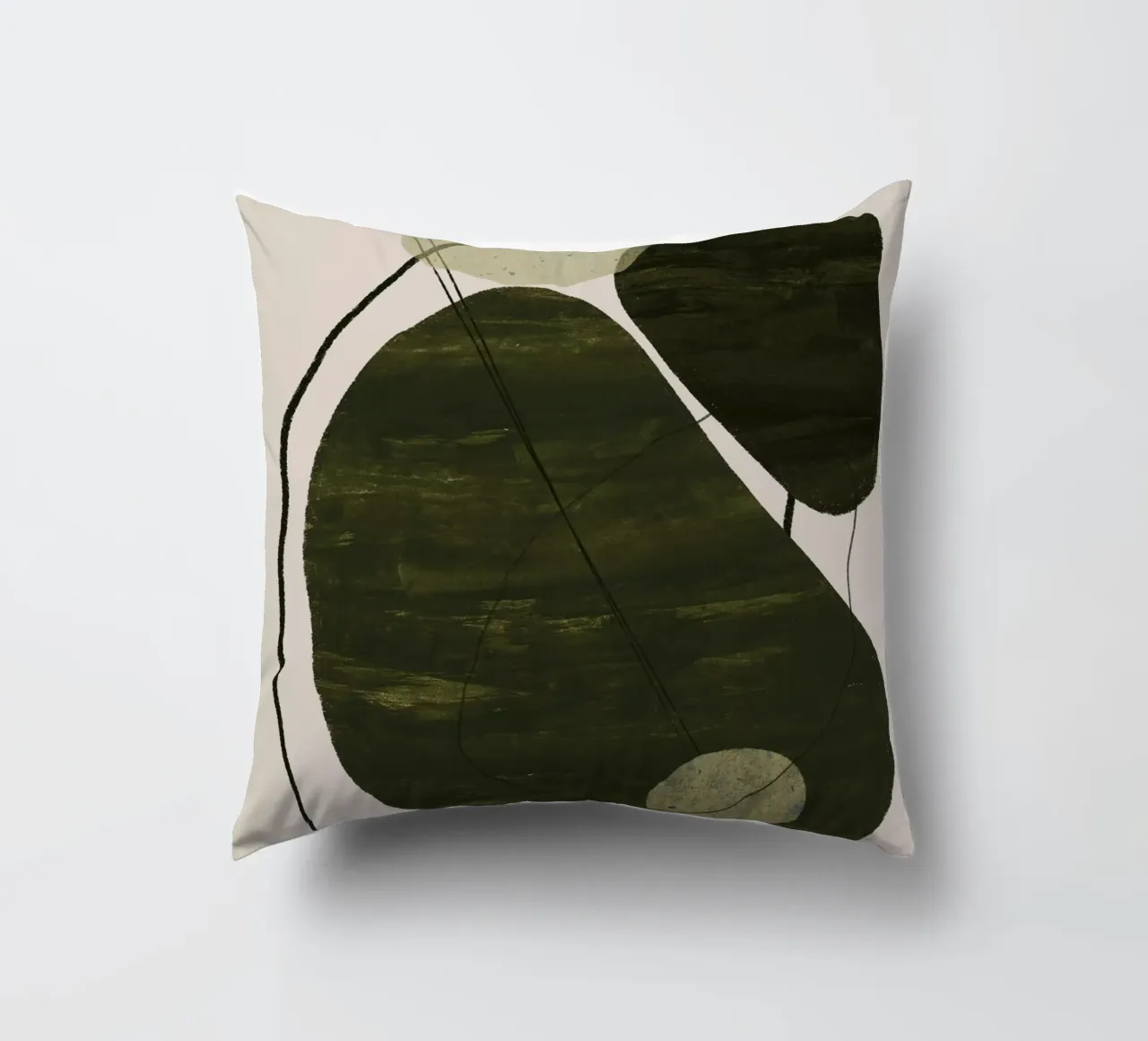 Playing Shapes No 7 Kissen von treechild