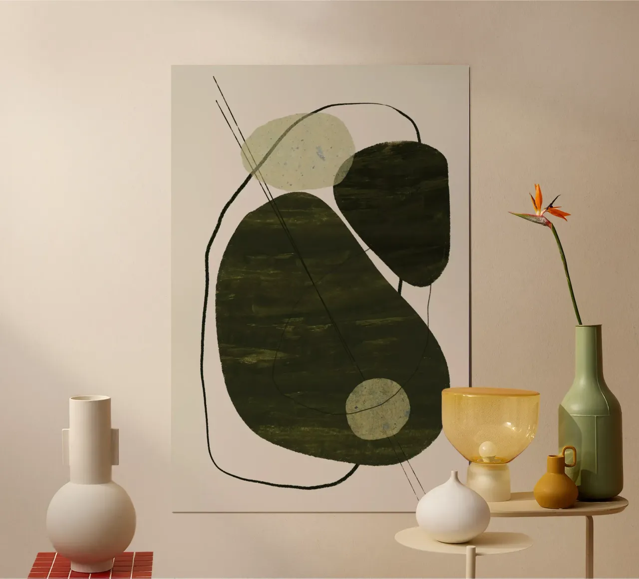 Playing Shapes No 7 carta hahnemühle da treechild