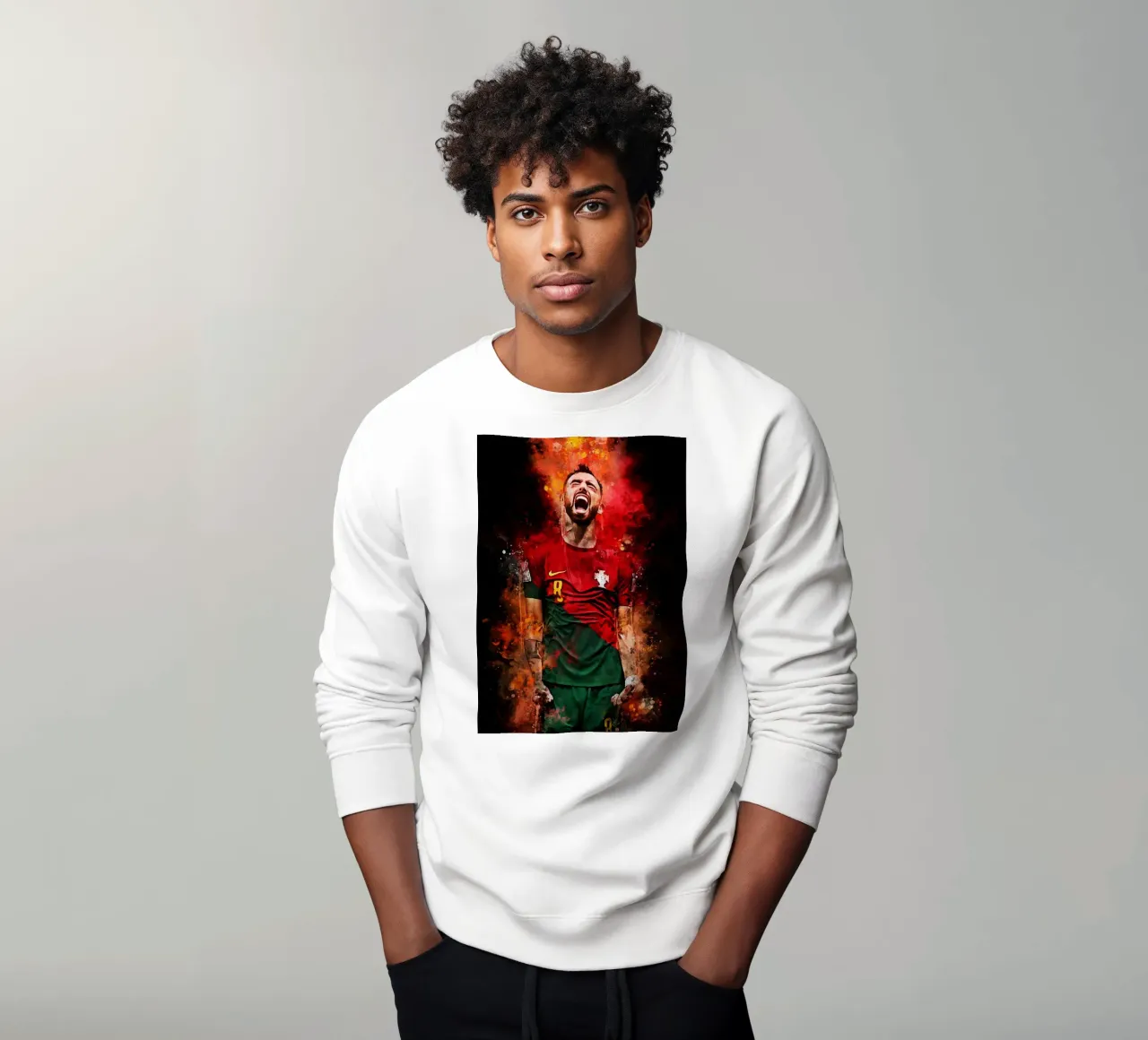 Bruno Fernandes felpa da MasterInkArt