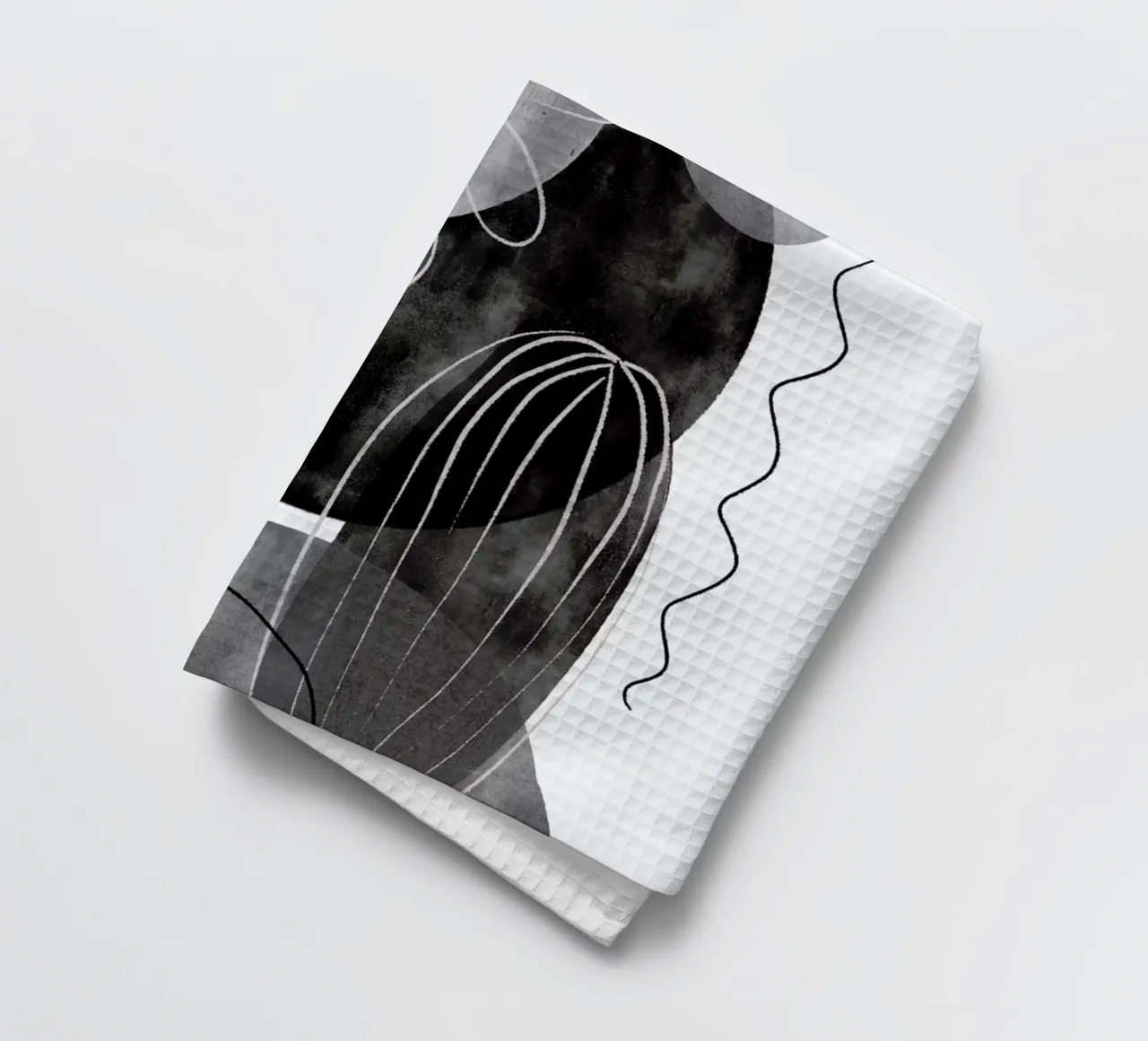 Flower And Cactus tea towel by treechild