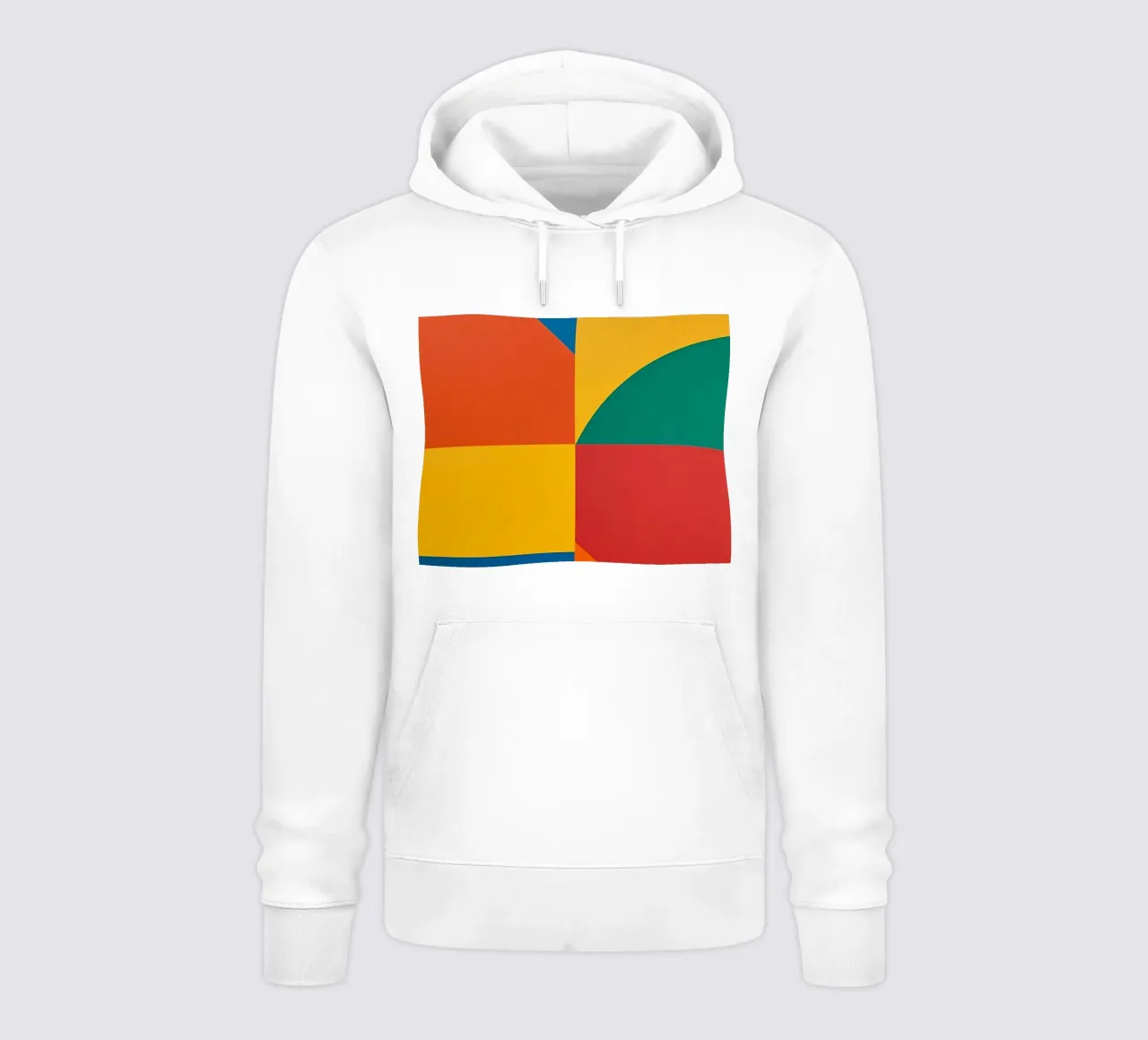 Composición geométrica abstracta con rectángulos de colores sudadera con capucha de DesignDoodle