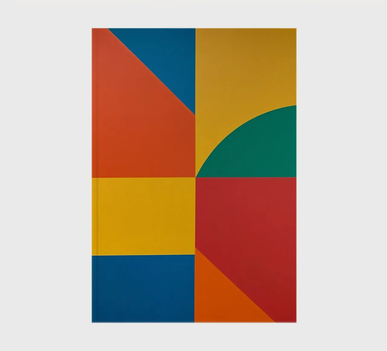 Composizione geometrica astratta con rettangoli colorati diario da DesignDoodle