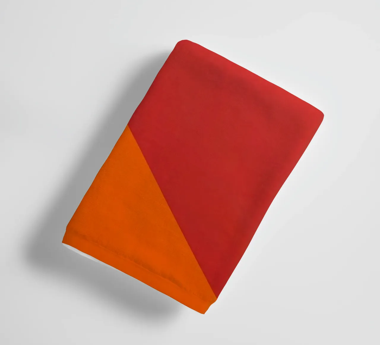 Abstract Geometric Composition with Colored Rectangles towel by DesignDoodle