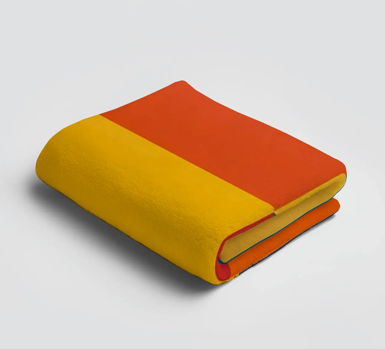 Abstract Geometric Composition with Colored Rectangles towel by DesignDoodle