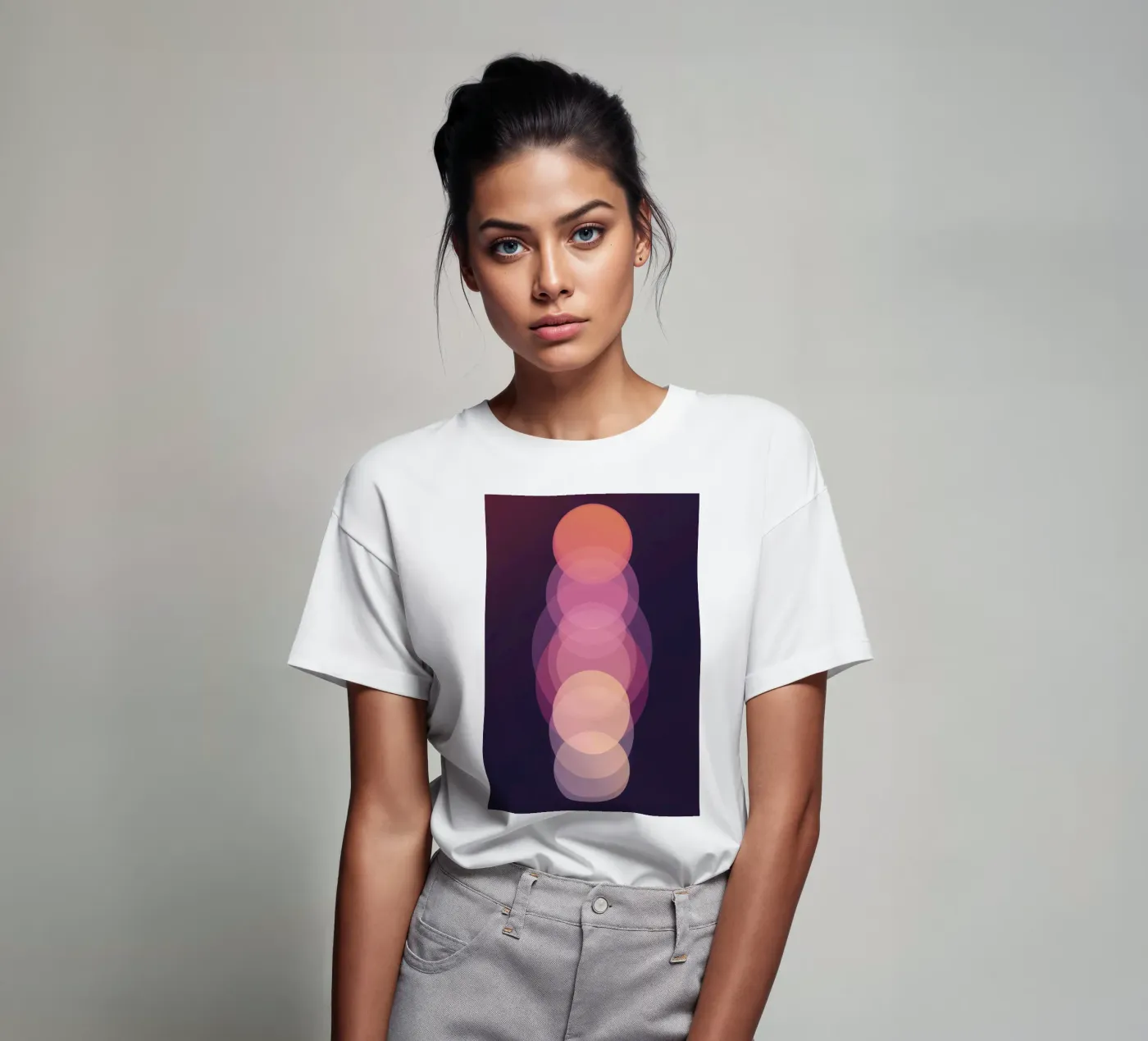 Circle sequence t-shirt by LeDieg