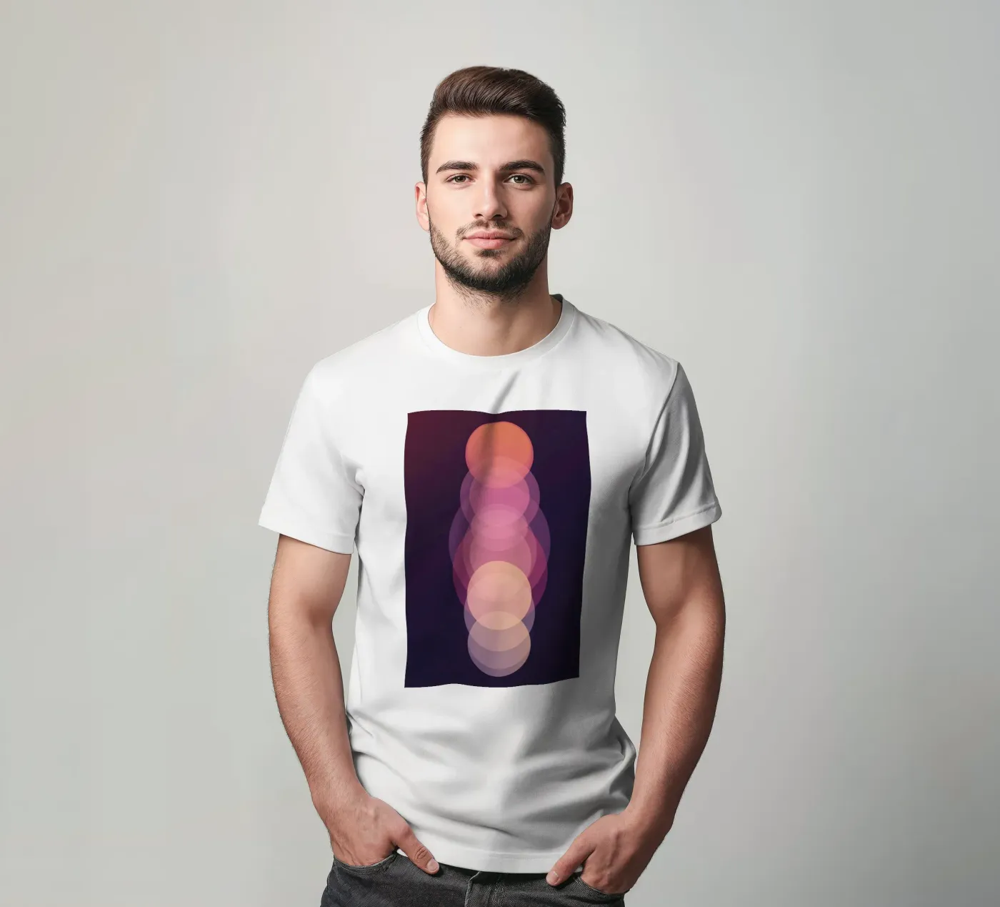 Circle sequence t-shirt by LeDieg