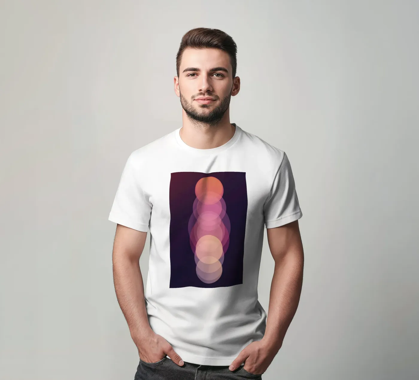 Circle sequence t-shirt by LeDieg