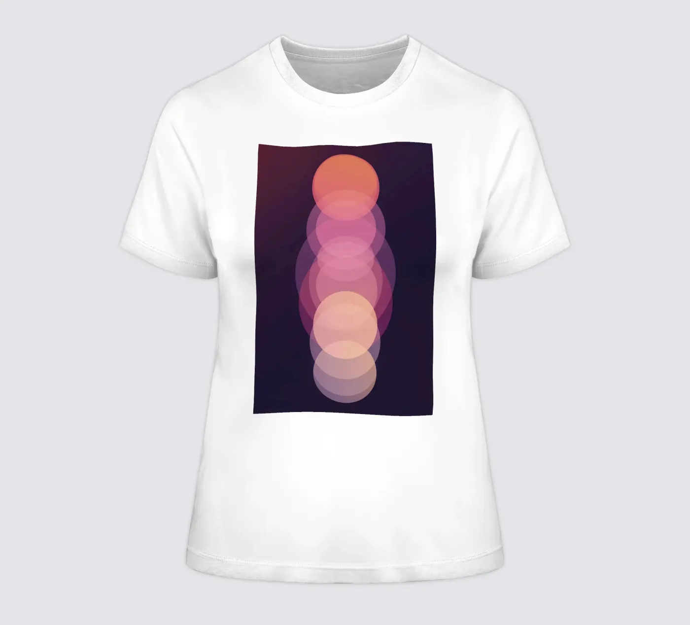 Circle sequence t-shirt da donna da LeDieg