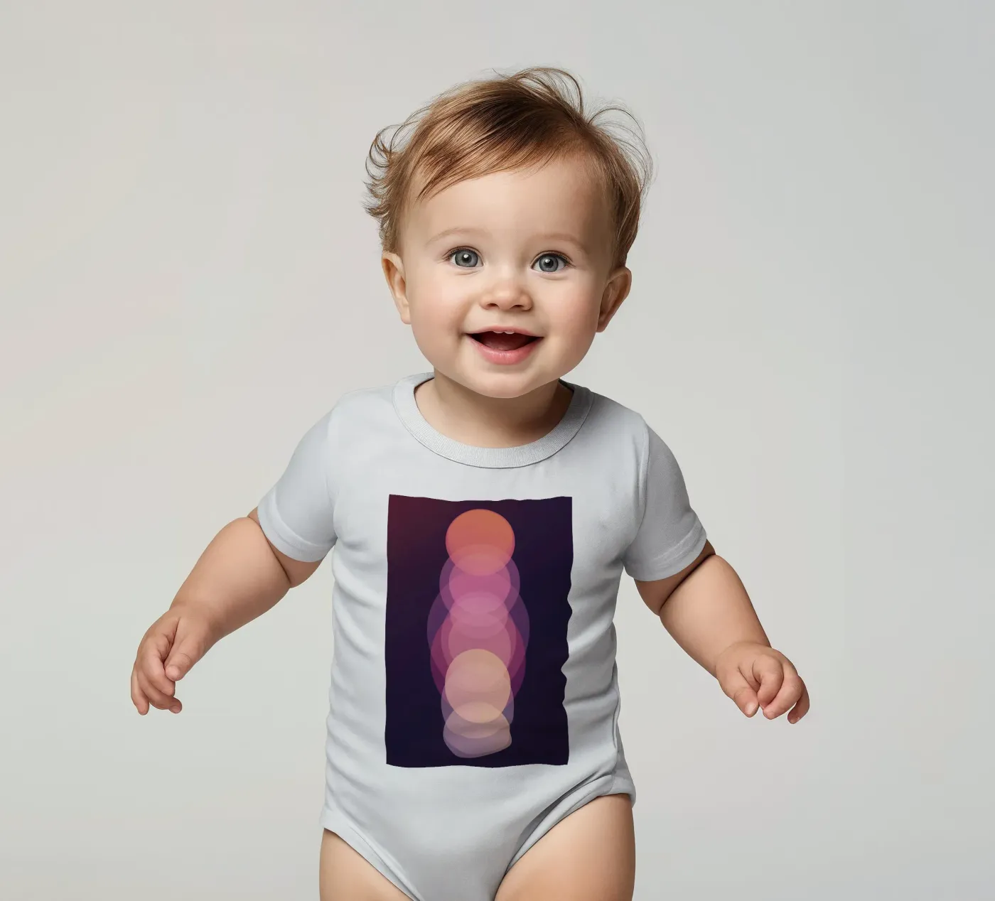 Circle sequence Kurzarm Babybody von LeDieg