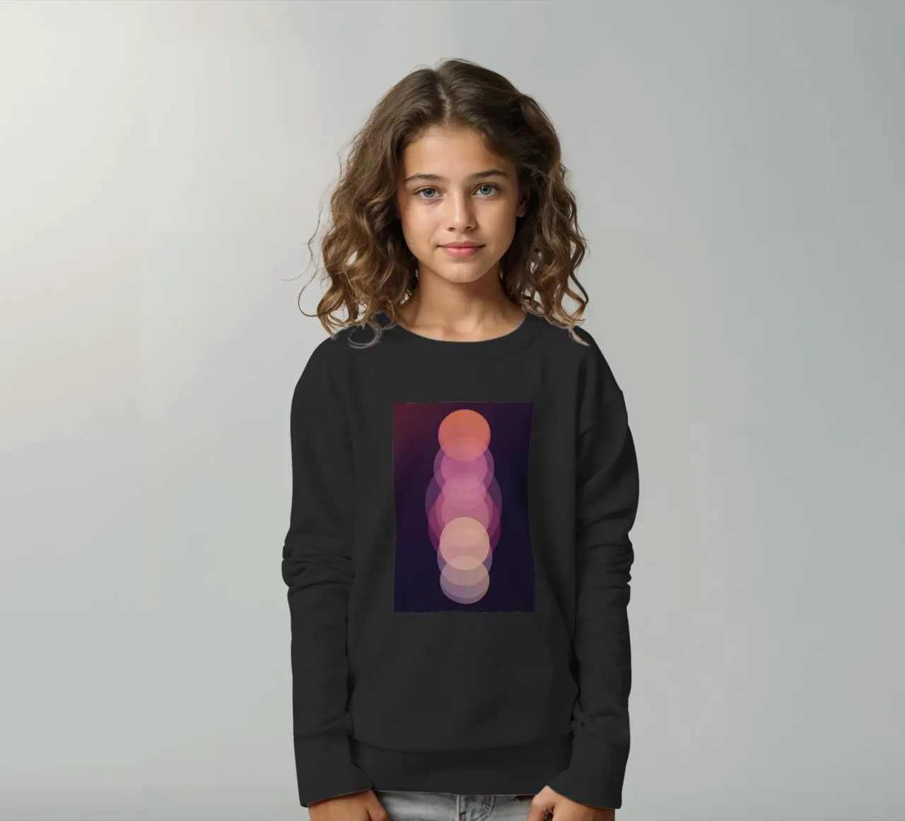 Circle sequence felpa bambino da LeDieg