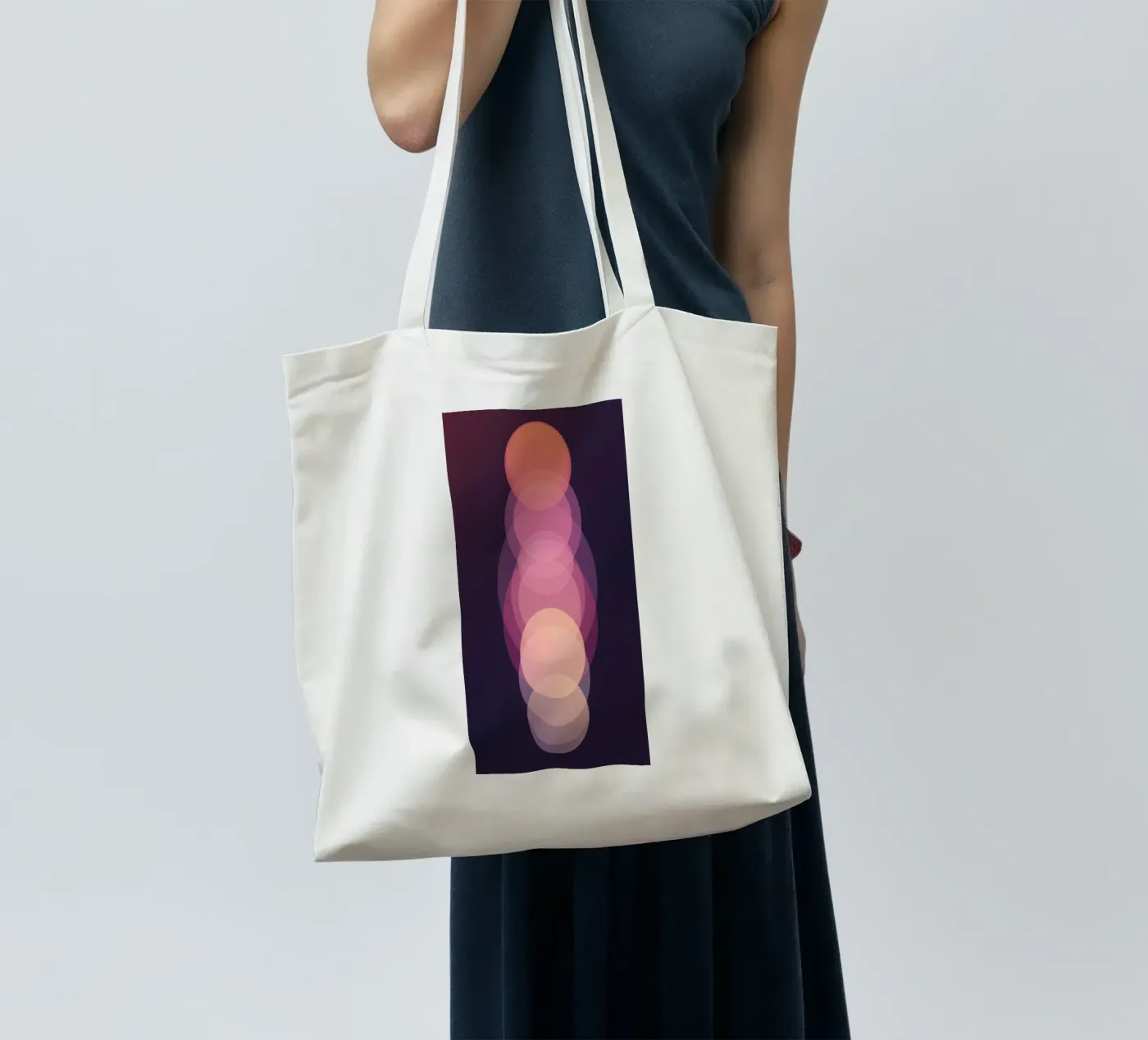 Circle sequence tote bag by LeDieg