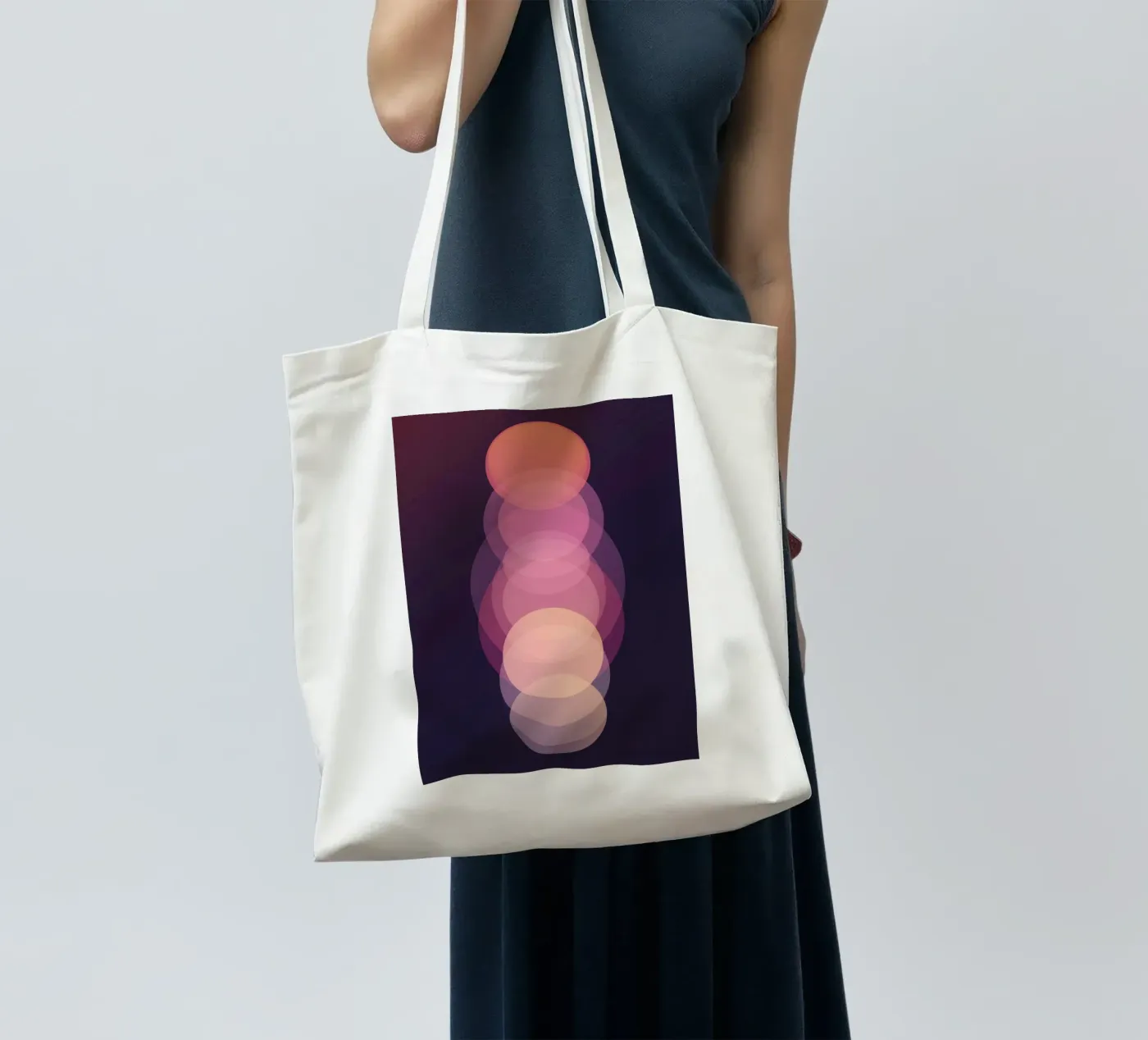 Circle sequence tote bag by LeDieg
