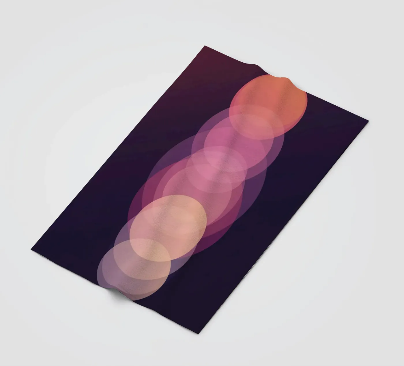 Circle sequence fleecedeken van LeDieg