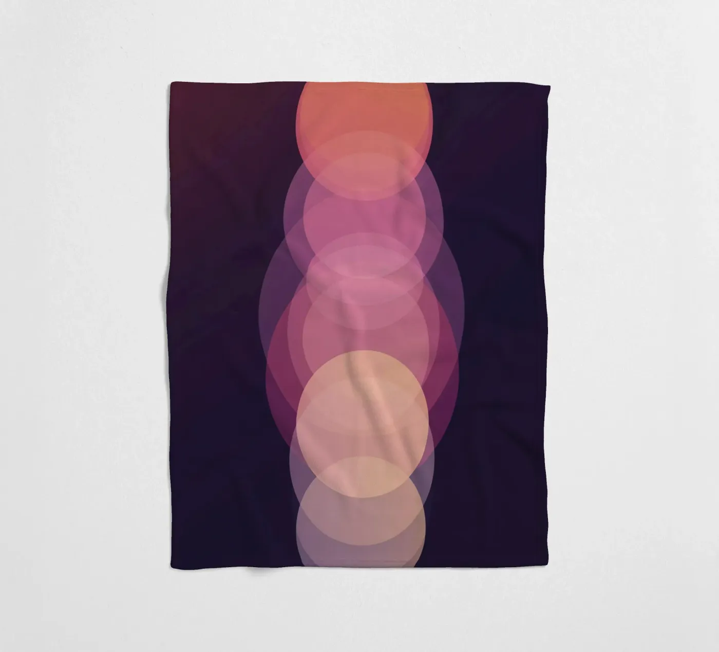 Circle sequence fleecedeken van LeDieg