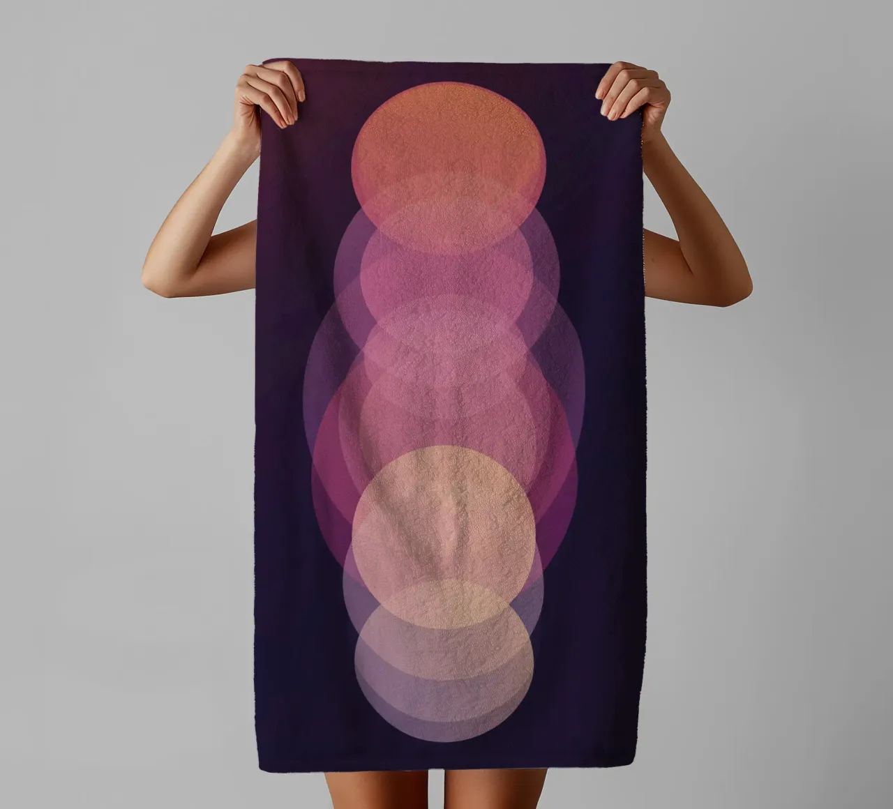 Circle sequence asciugamano da bagno da LeDieg