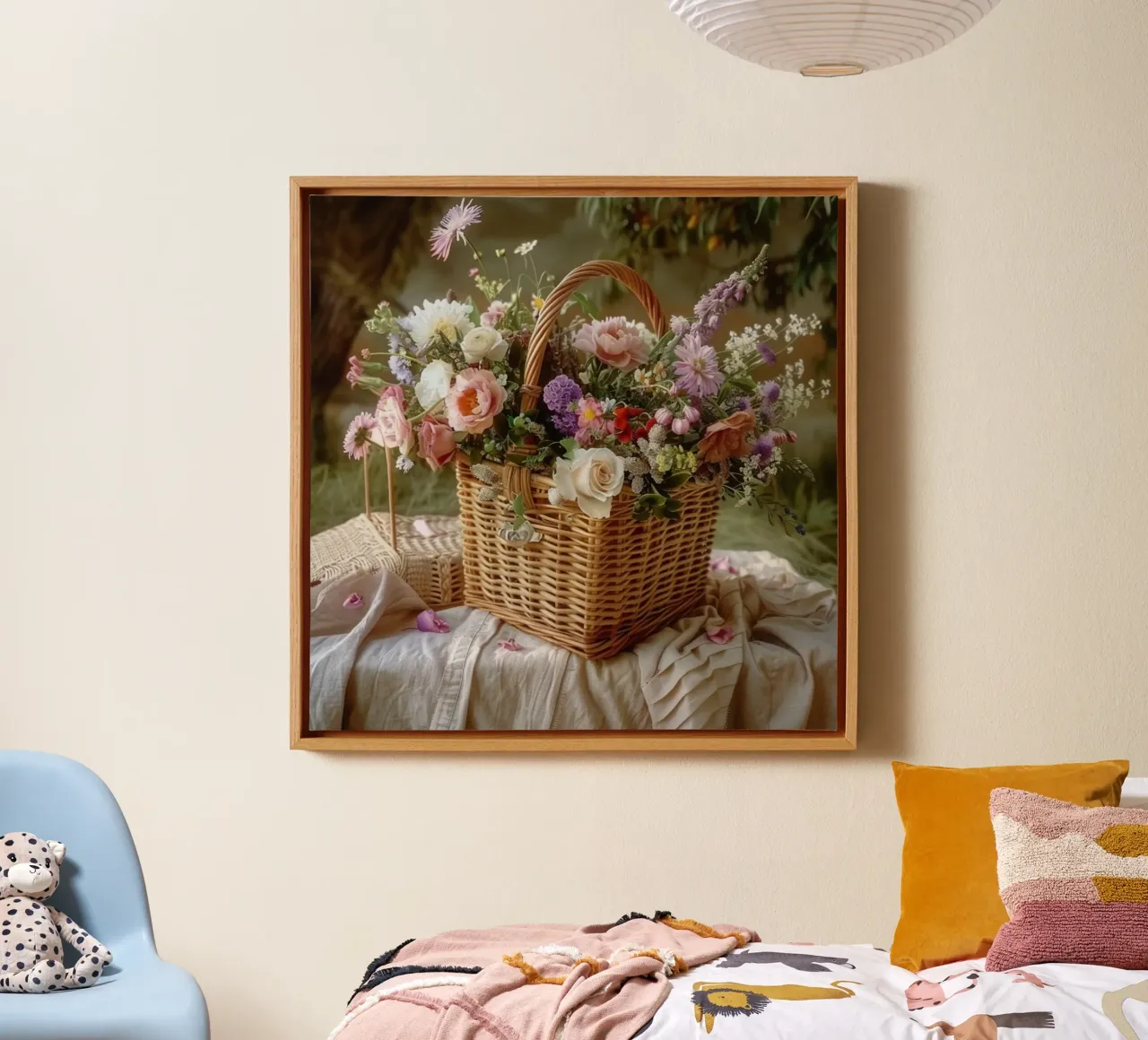 Kust Muze canvas met Baklijst van StillVibe Home