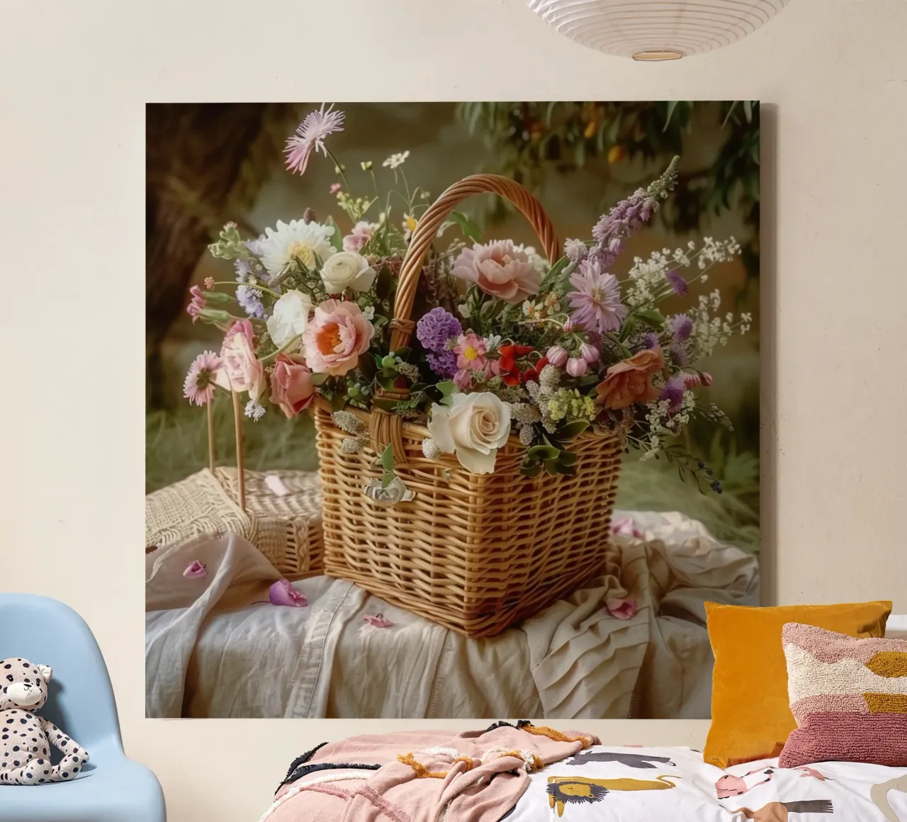 Kust Muze canvas met Baklijst van StillVibe Home