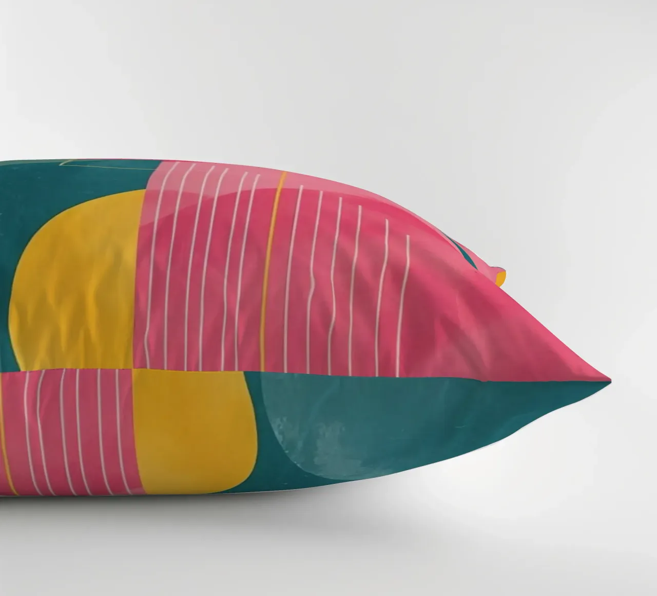 Composizione geometrica astratta con forme e linee cuscino da DesignDoodle