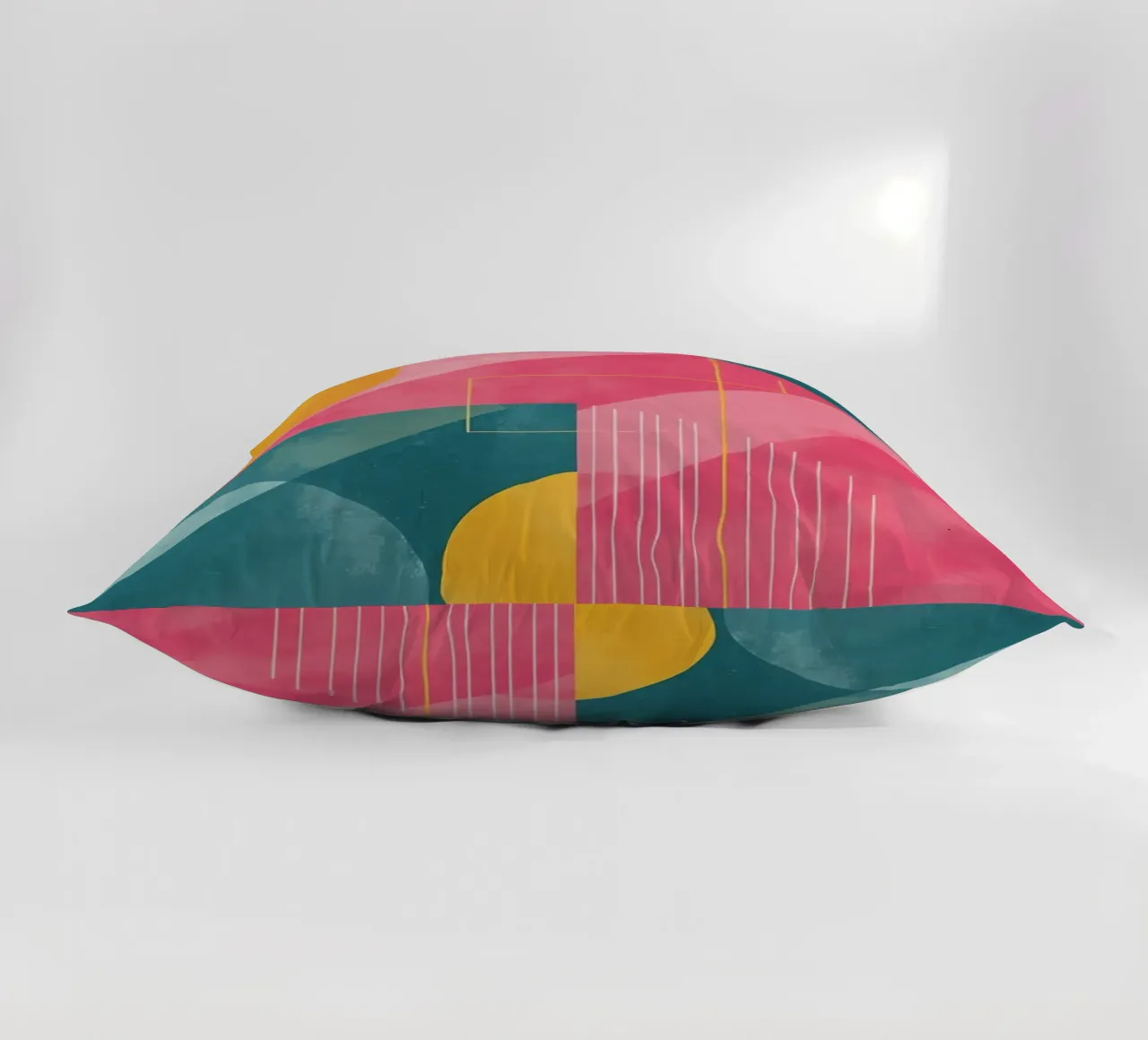 Composizione geometrica astratta con forme e linee cuscino da DesignDoodle