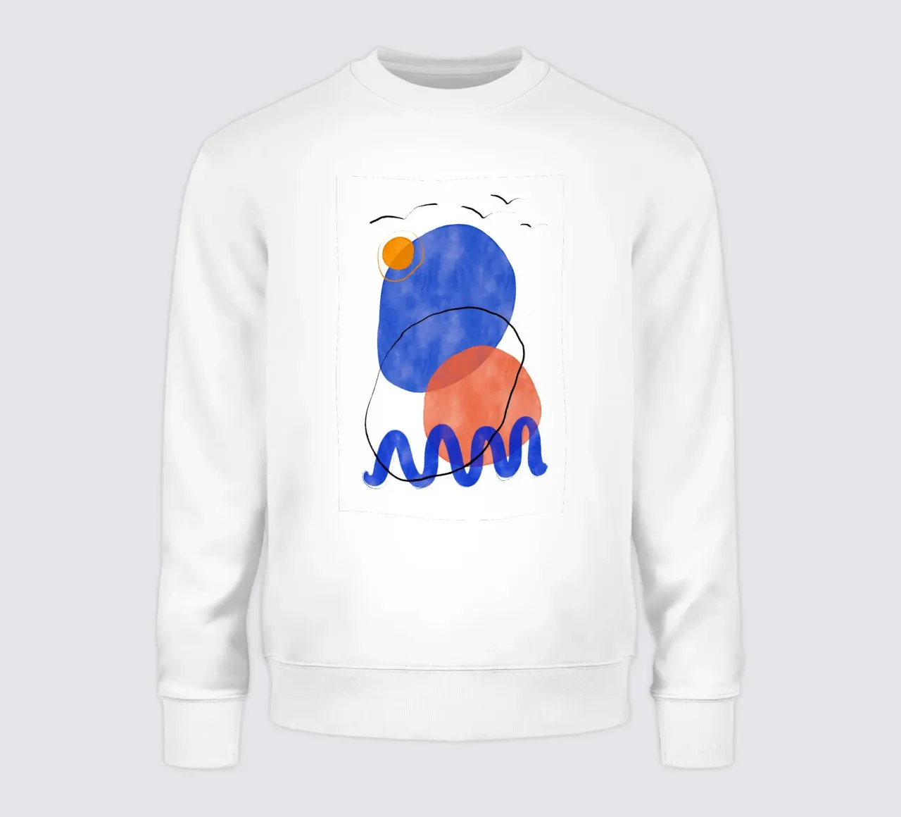 Playing Shapes No 6 Sweatshirt von treechild