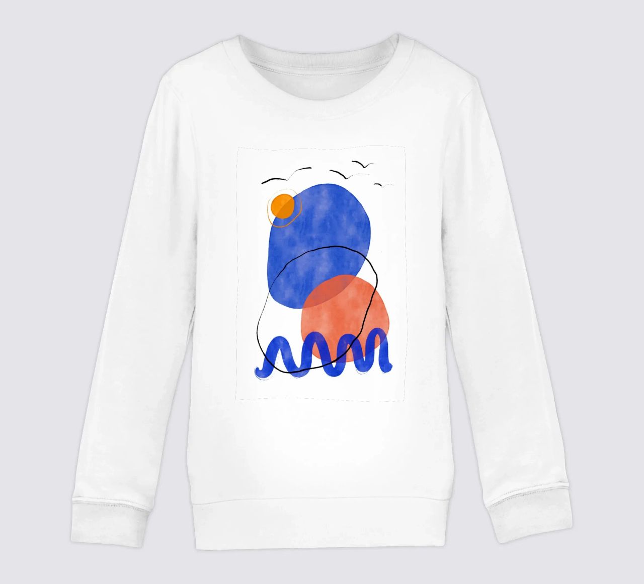 Playing Shapes No 6 felpa bambino da treechild
