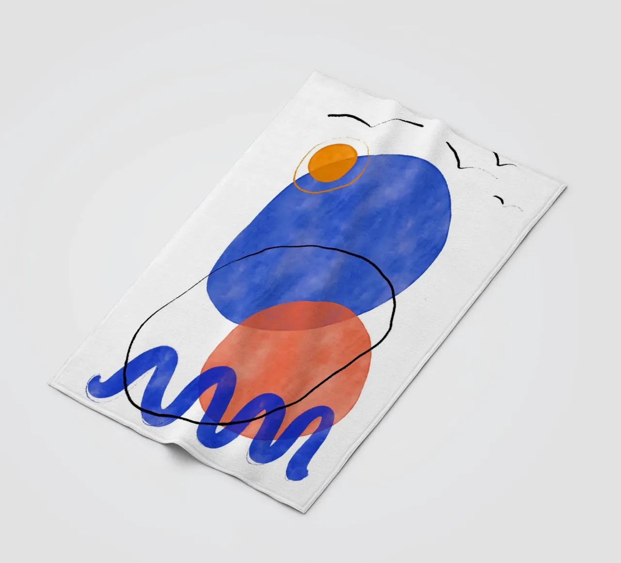 Playing Shapes No 6 coperta in pile da treechild