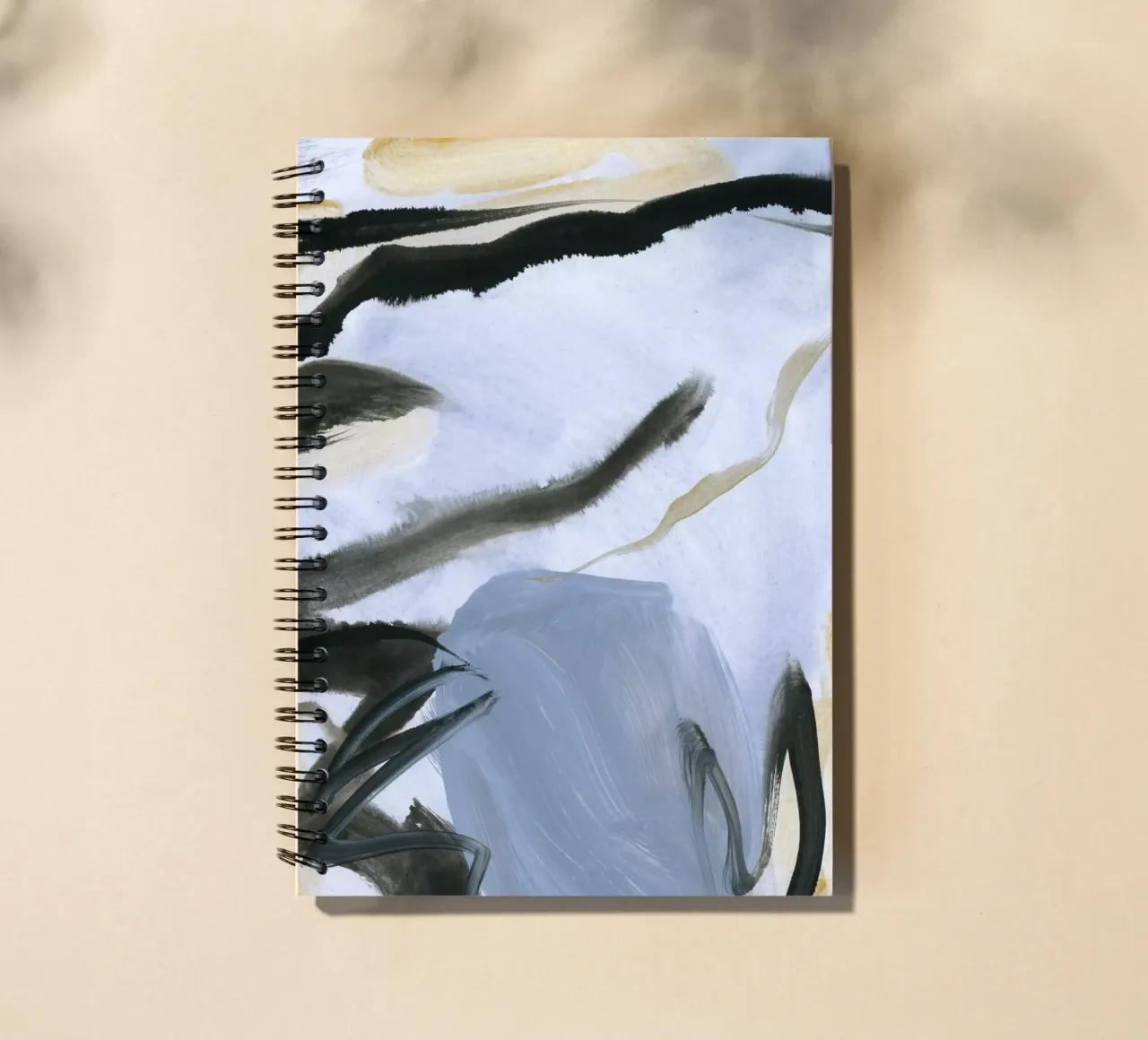 abstract & minimal 2 spiral notebook by IRIS LEHNHARDT FINE ART