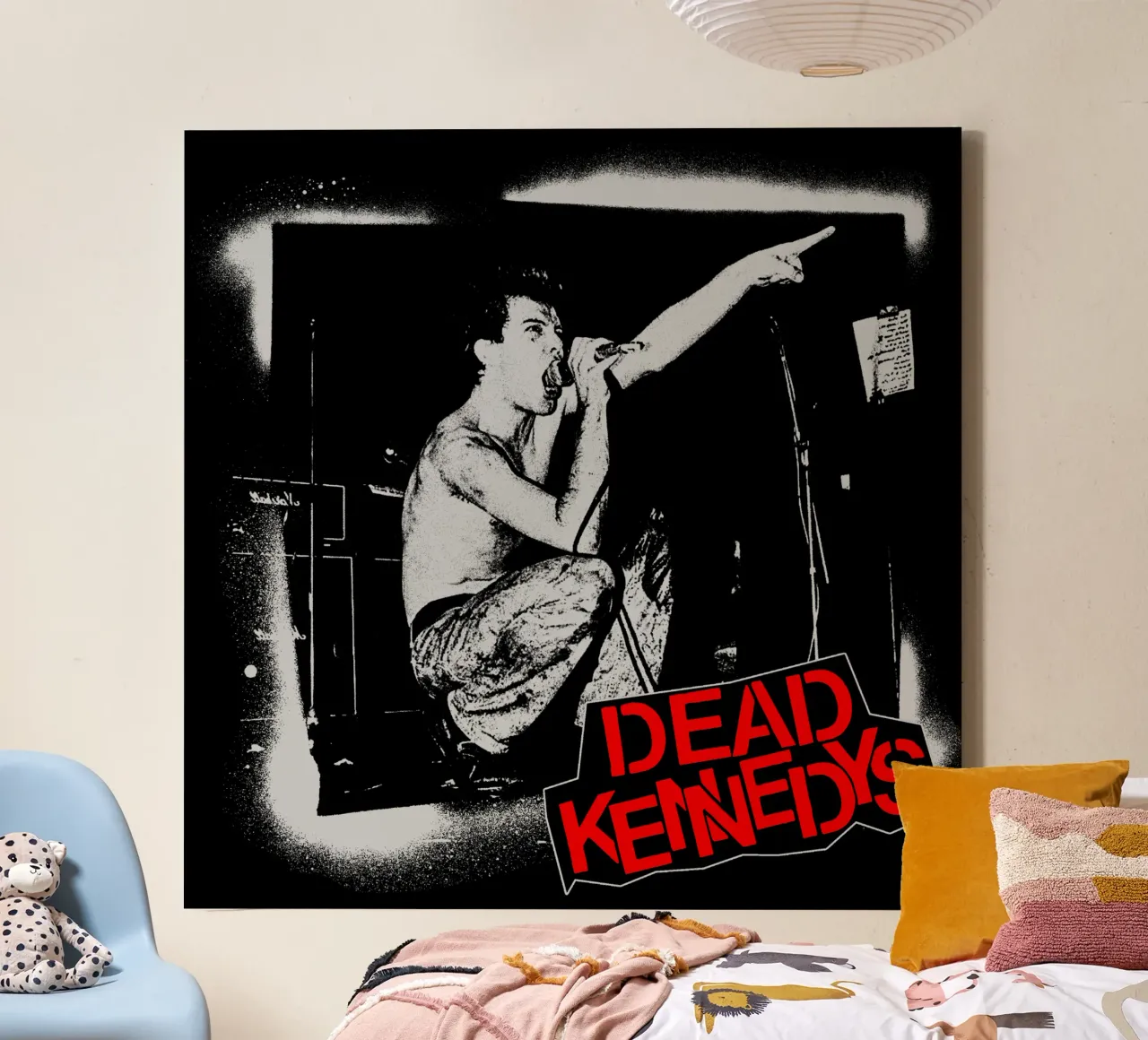 The Performer Dead K Klassiek T-Shirt canvas met Baklijst van igoshartwrks