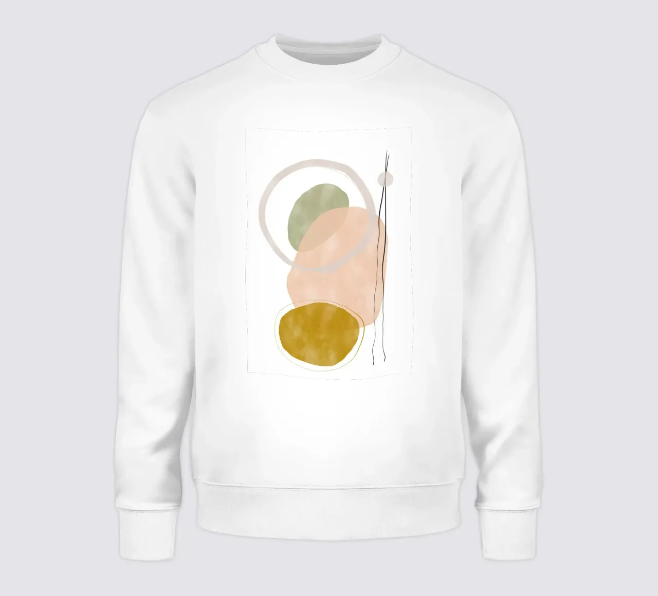 Playing Shapes No 3 Sweatshirt von treechild