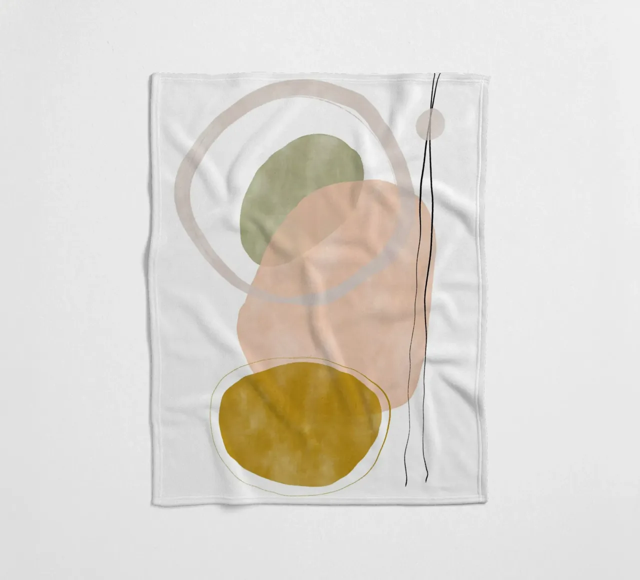 Playing Shapes No 3 coperta in pile da treechild