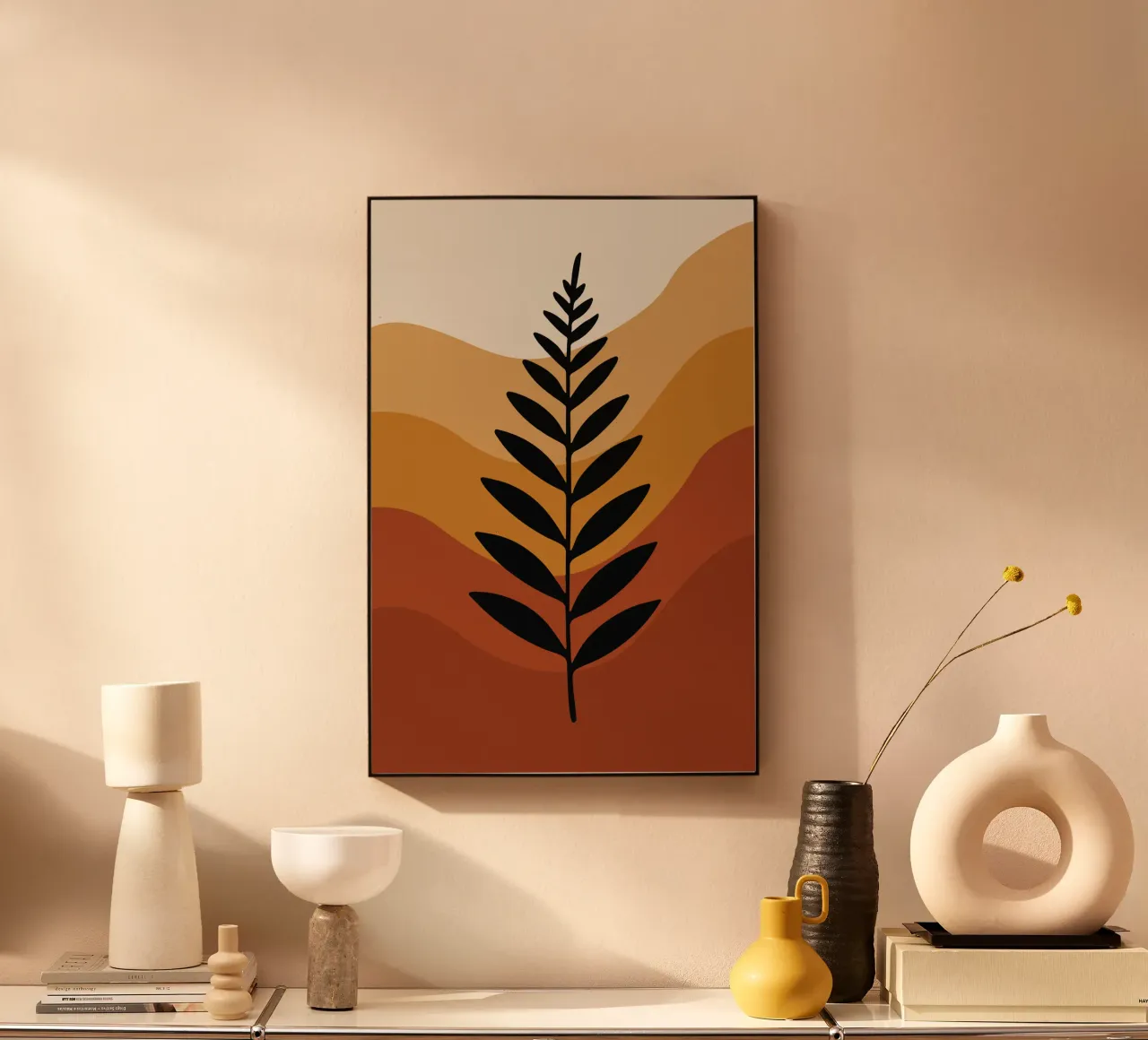 Boho Fern alluminio dibond da LisaArtes