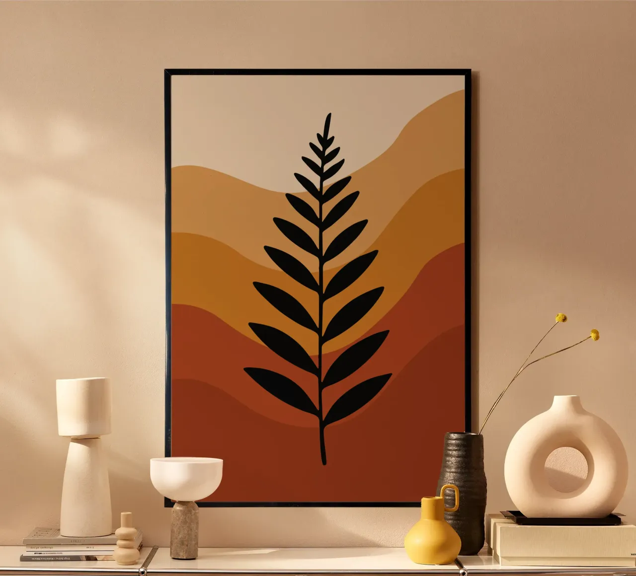 Boho Fern poster da LisaArtes