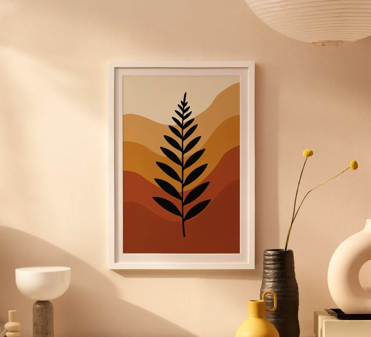 Boho Fern poster da LisaArtes