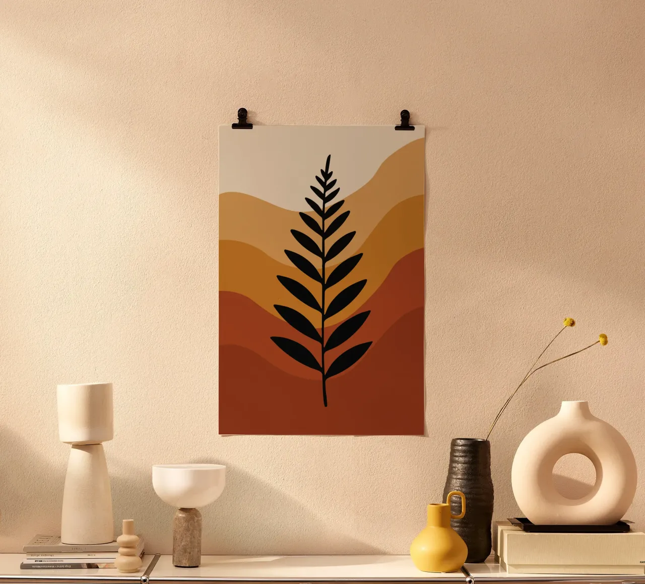 Boho Fern poster da LisaArtes